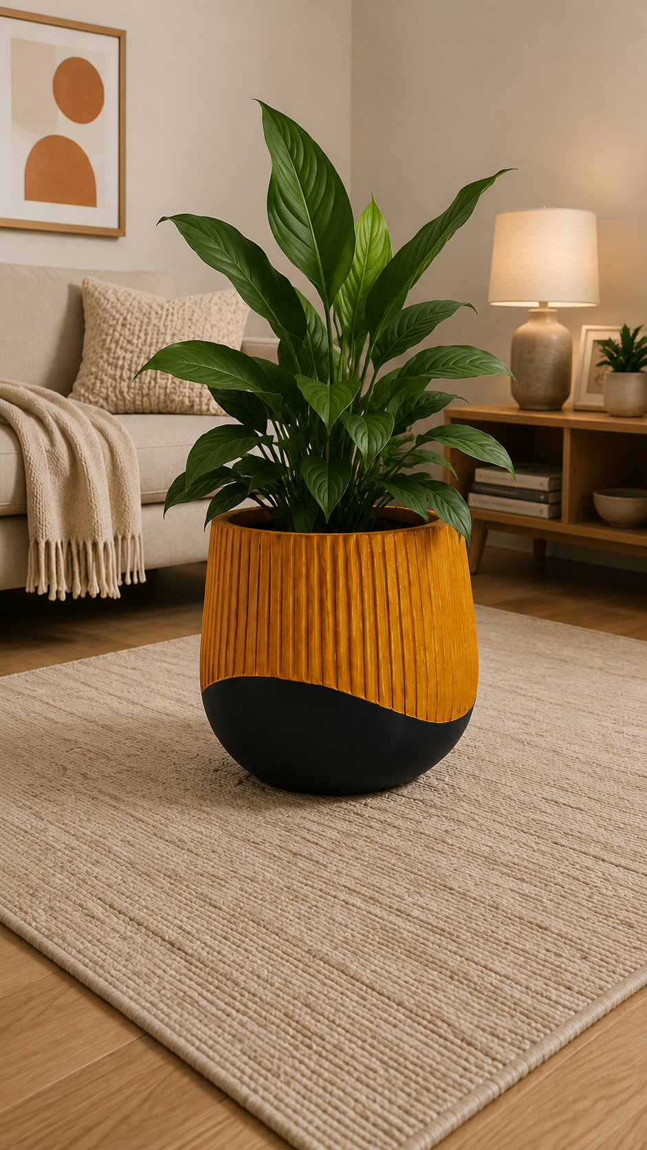 Curvora FRP Planter- Medium - Premium Planter at Hemkesh Group